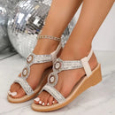 Ellor Pearl Wedge Sandal