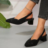 Ellor Aurea Heel Sandal – Crystal