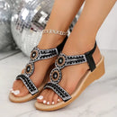 Ellor Pearl Wedge Sandal