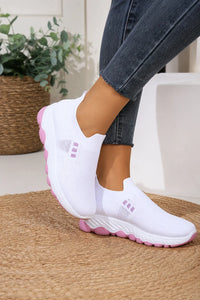 Ultra-Light Slip-On Sneakers — White