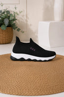 Ultra-Light Slip-On Sneakers — Black