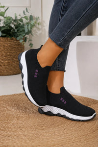 Ultra-Light Slip-On Sneakers — Black