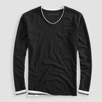 Ellor Cotton Long-Sleeve Shirt - Black