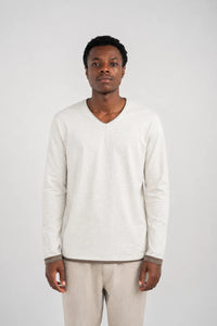 Ellor Cotton Long-Sleeve Shirt - White