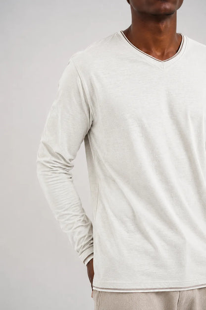 Ellor Cotton Long-Sleeve Shirt - White