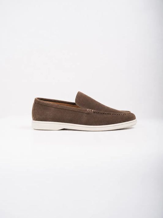 Mocassins en suède Ellor – Marron