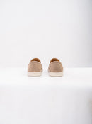 Ellor Suede Moc-Toe Loafer – Warm Taupe