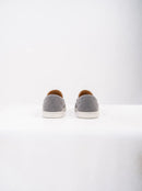 Ellor Suede Moc-Toe Loafer – Grey