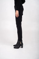 Ellor Jewel Charm Ankle Boot – Jet Black
