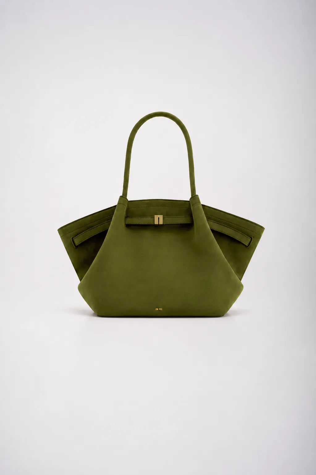 Ellor Dumpling Oversized Tote – Olive Green