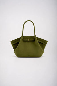 Ellor Dumpling Oversized Tote – Olive Green