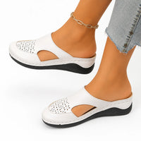 Ellor Siena Wedge Sandal – Ivory