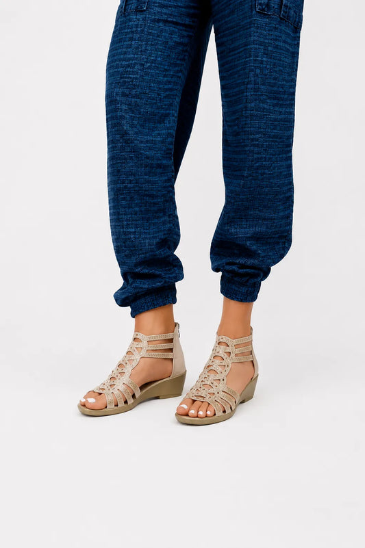 Sandale confort Ellor Verona – Kaki