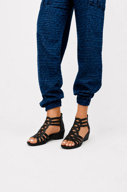 Ellor Verona Comfort Sandal – black