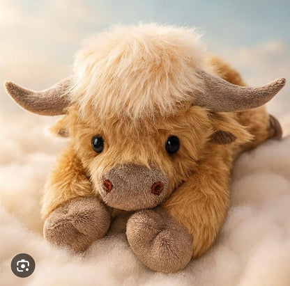 Cozy Weighted Cow Plush