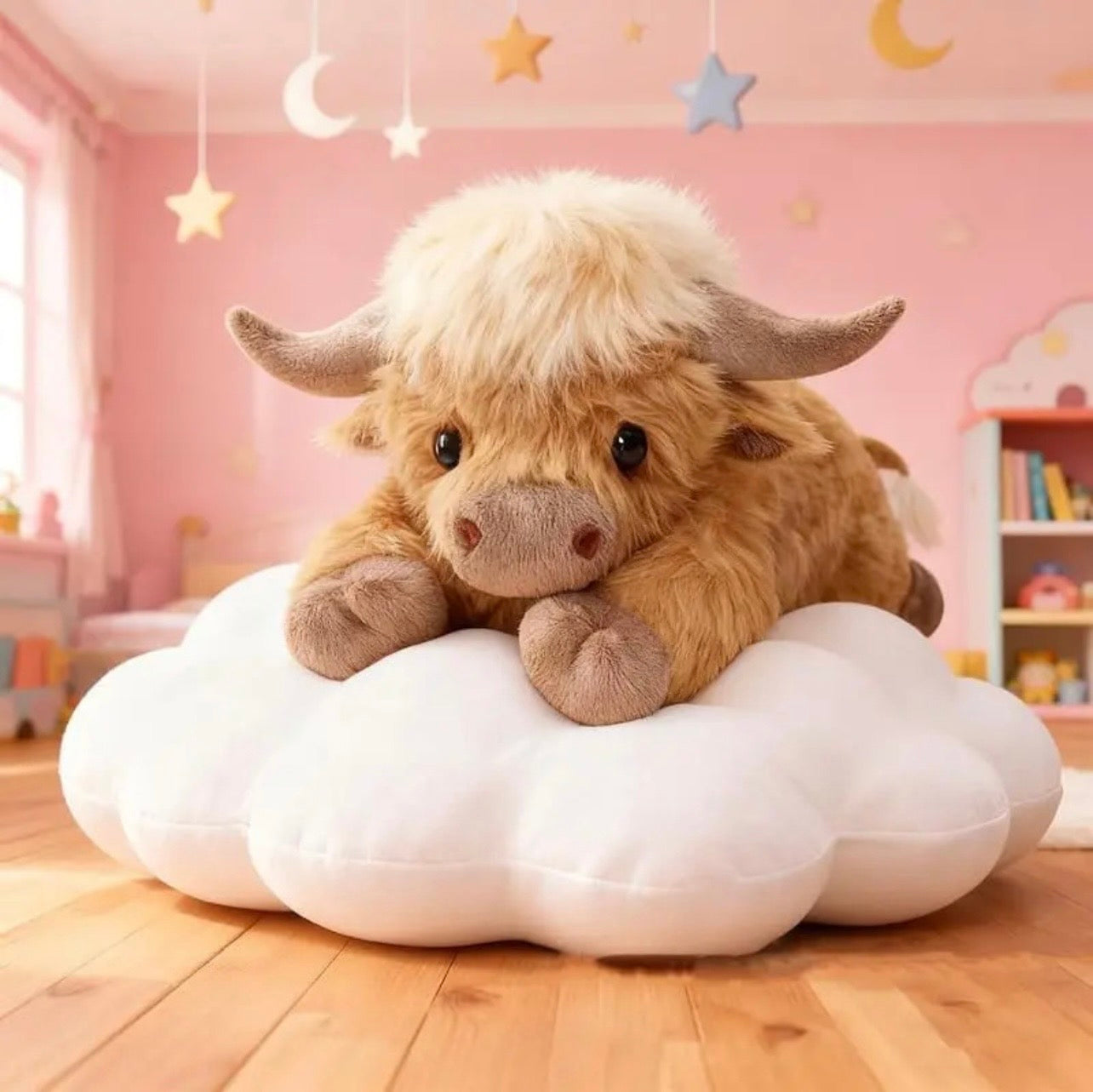 Cozy Weighted Cow Plush