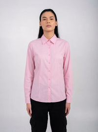 Ellor Classic Button Shirt - Pink