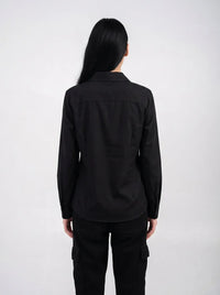 Ellor Classic Button Shirt - Black