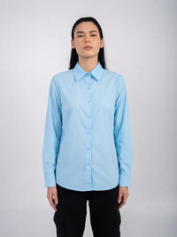 Ellor Classic Button Shirt – Sky Blue