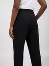 Ellor Pleated Pencil Trousers – Classic Black